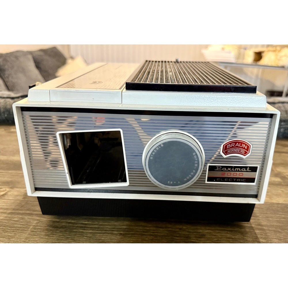 Braun Paximat 2000 Electric Slide Projector Vintage German Staeble *Not Tested*